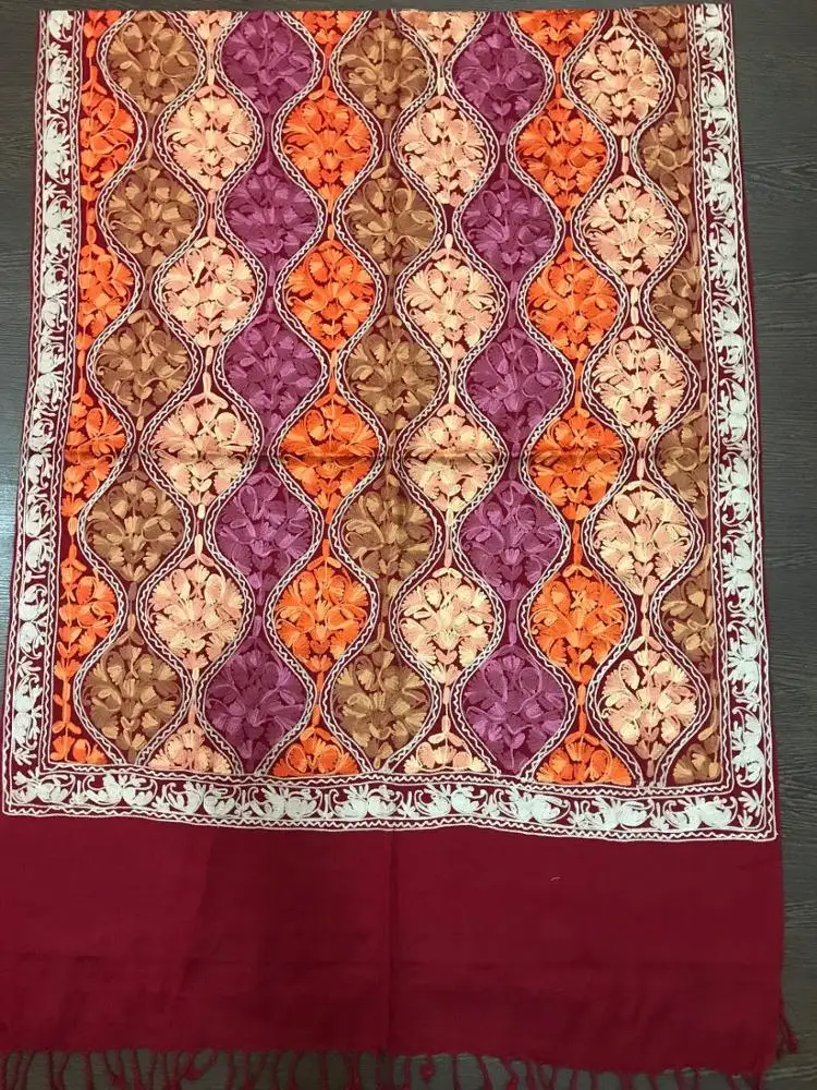 kashmir Embroidery Scarf Shawls and stoles