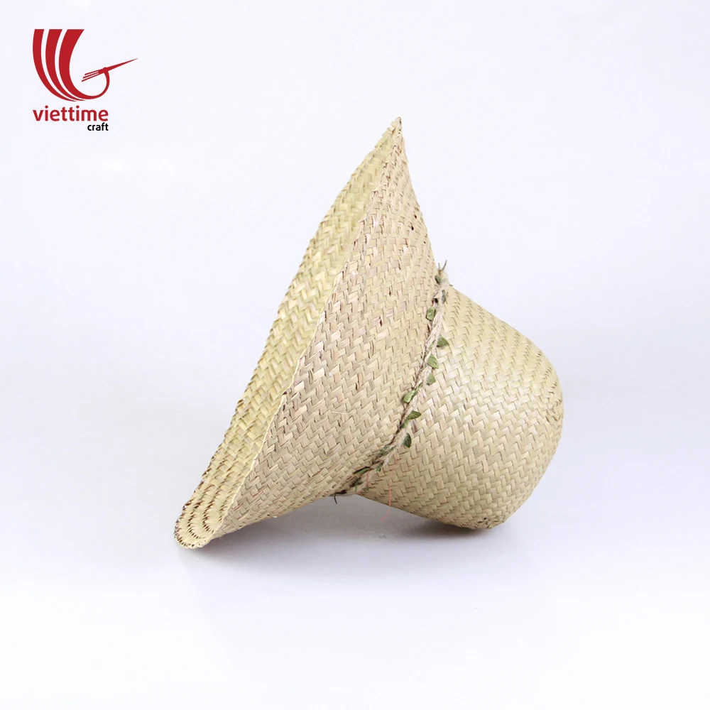 Handmade lady straw hat, women straw hat, paper straw bucket hat