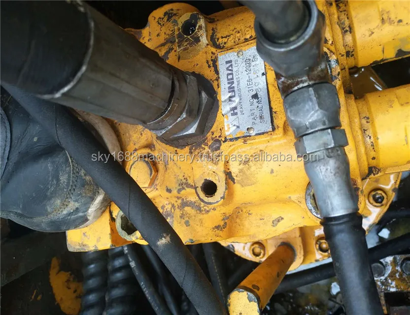 Used Hyundai R150W-7 wheel excavator/hyundai 130W 140W 150W 200W 210W sola excavator for sale