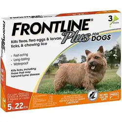 Frontline Plus Flea and Tick Treatment Dog Treatment Products