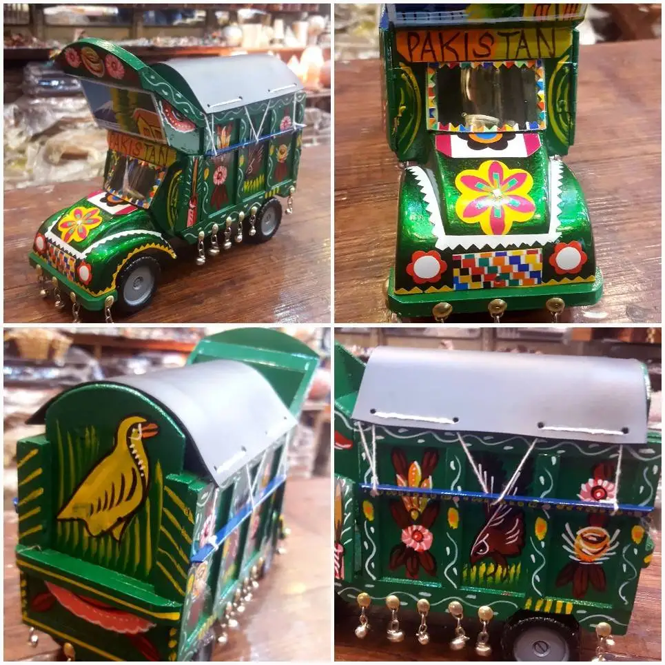 Pakistani  Wooden fancy truck  All work done on the wooden truck is handmade and real truck art.