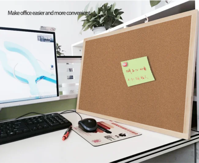 Wall soft wood notice wholesale bulletin pin cork board