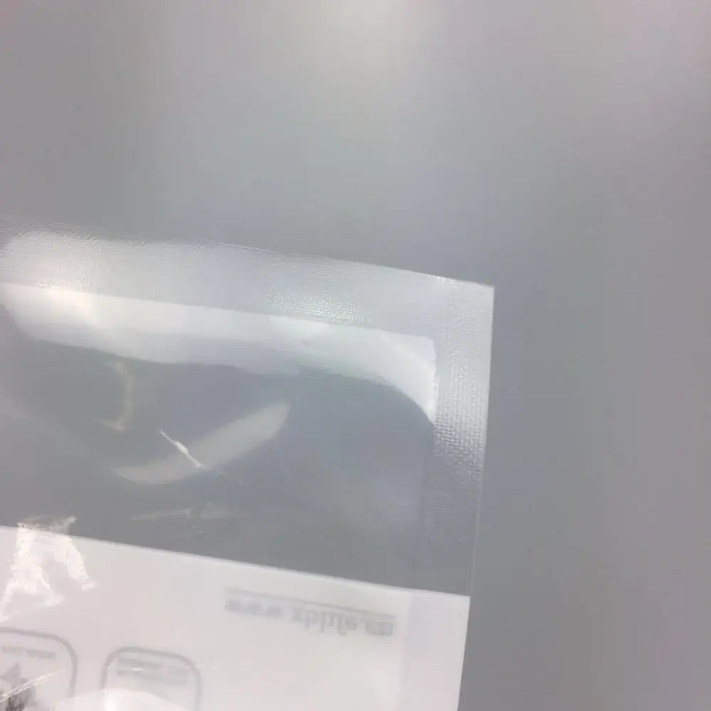 Custom Printed Clear Plastic Food Packing Nylon Retort Three side sealing Pouch Bag