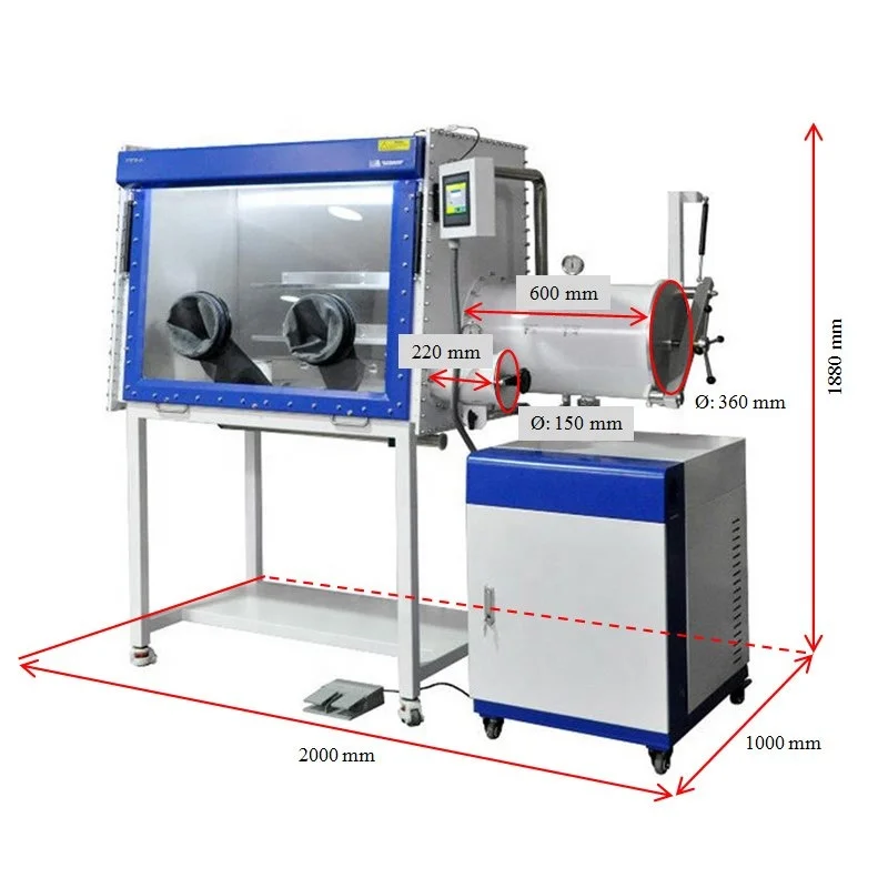 Mini Tape Casting Coater and Spin Coater Vacuum Atmosphere Glovebox