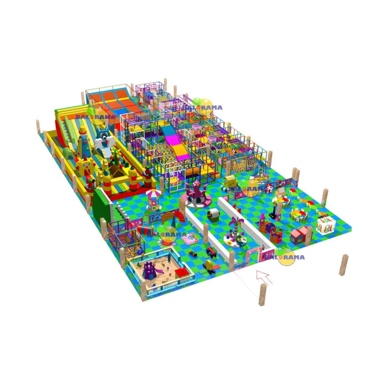 1300 square meters Complete Amusement Park