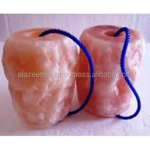 Himalayan Animal Licking Salt, Organic Rock Salt Lick, Mineral Rock salt lick with hanging rope
