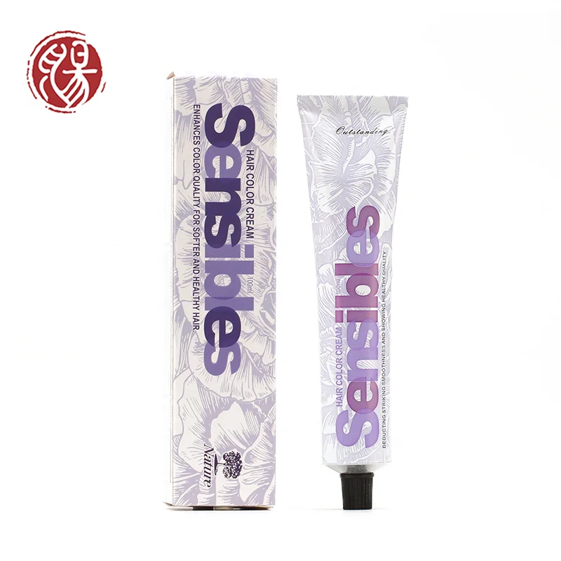 
 Оптовая продажа 100 мл низкий аммиак частная марка Бесплатная постоянная цена Китай неаллергические Оптовые образцы цветной крем краска для волос  