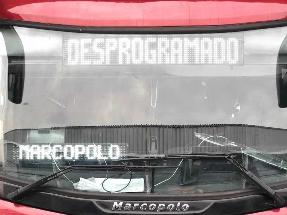 12V DC WiFi LED Screen Display Sign Scrolling Moving Message for CAR BUS