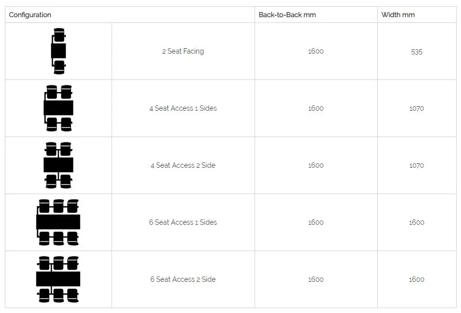 School Dining Hall Metal Furniture Set