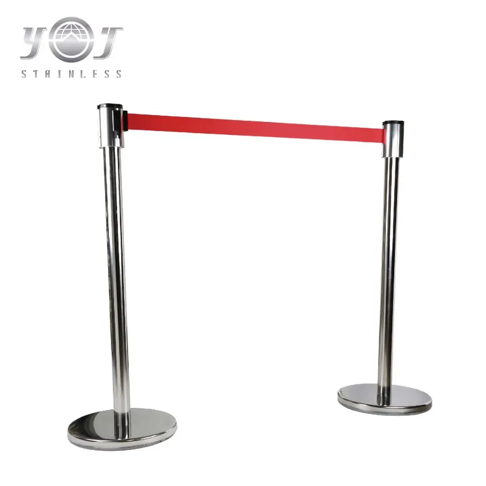 
hot sale stainless steel queue line railing standing rope stanchion 