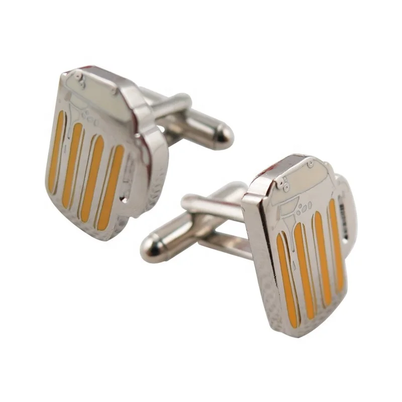Luxury Novelty Cuff Link Blank Custom Metal Men Stainless Steel Shirt Cufflink