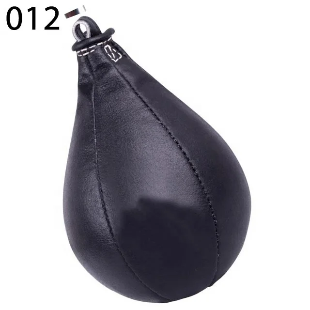 
Natural Grain Black Real Cow High Strong Speed balls Boxing Training Speedbags 