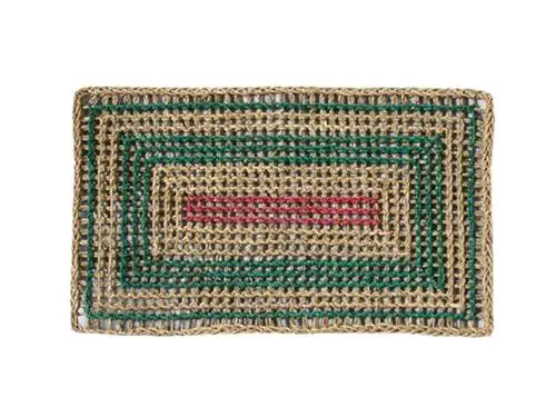 Home Or Hotel Decoration Floor Wholesale Natural Seagrass Mat Colorful Design Cheap Price