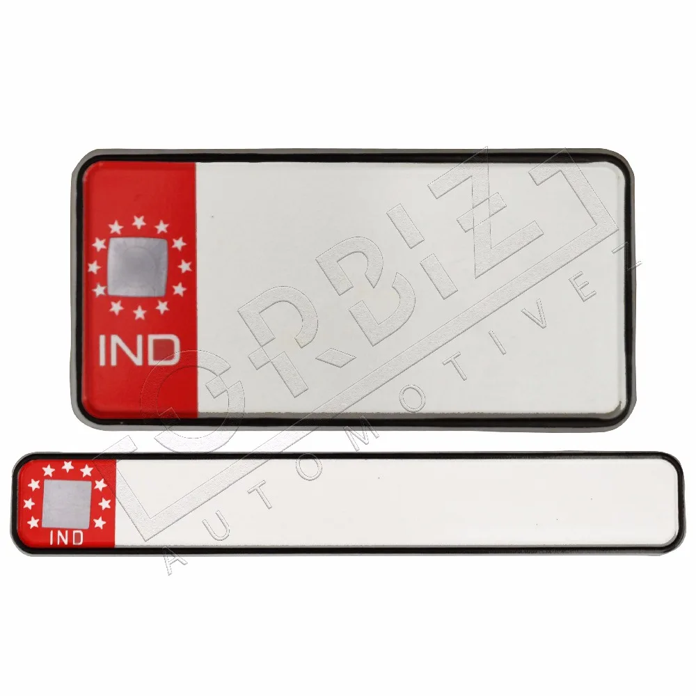 
Велосипедный чистый номерной знак (красный индикатор) 