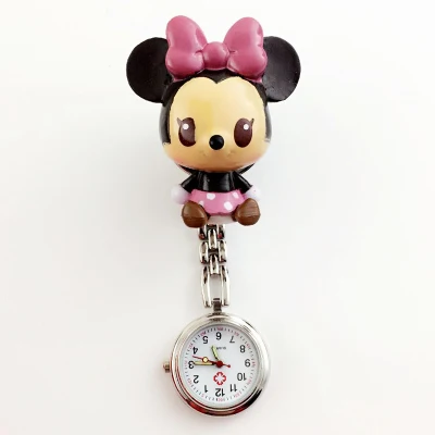 
cartoon nurse watches 