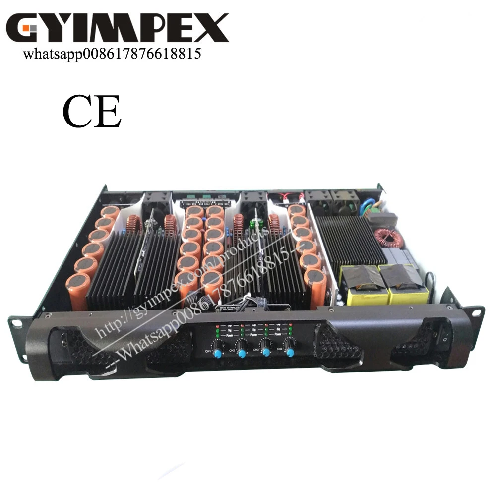 GYAUDIO Series Professional Audio Amplifier 4 Channel Line Array Speaker Amplifier