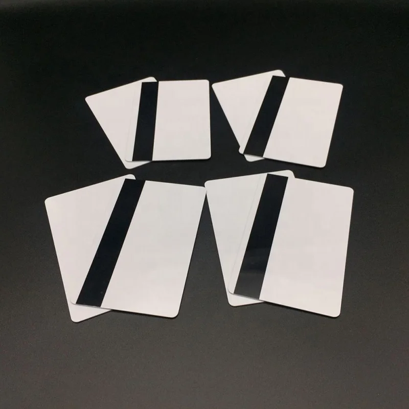Blank 2750Oe Magnetic Stripe pvc Card