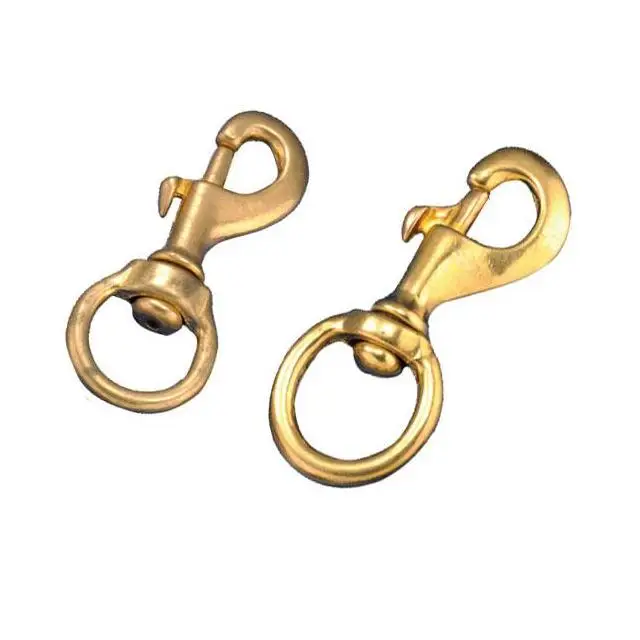 Durable Taiwan Hardware Gold Brass Swivel Eye Bolt Trigger Snap Hook