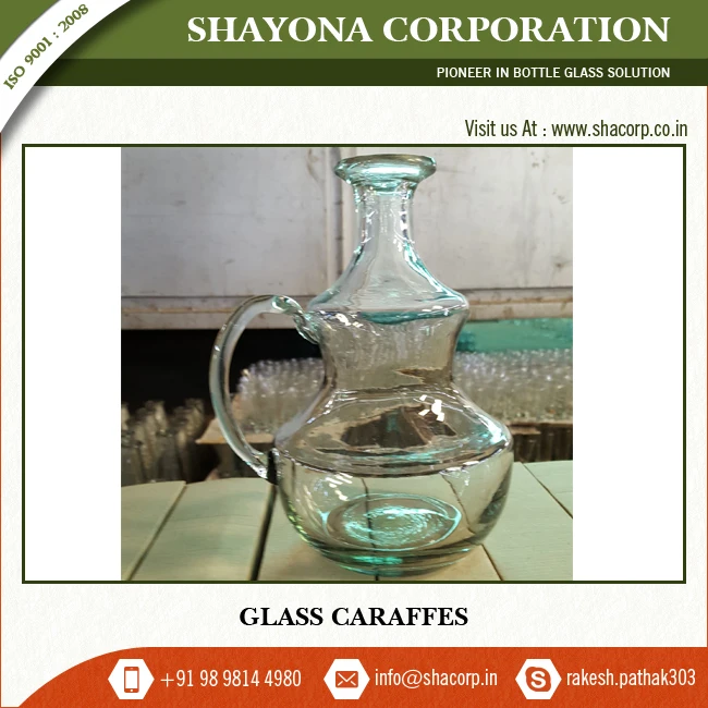 Different Size and Pattern Glass Decanter Caraffe