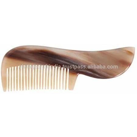 MOUSTACHE HORN COMB OX HORN COMB / NATURAL HORN COMB/ NEW DESIGN HOT SALE 4'