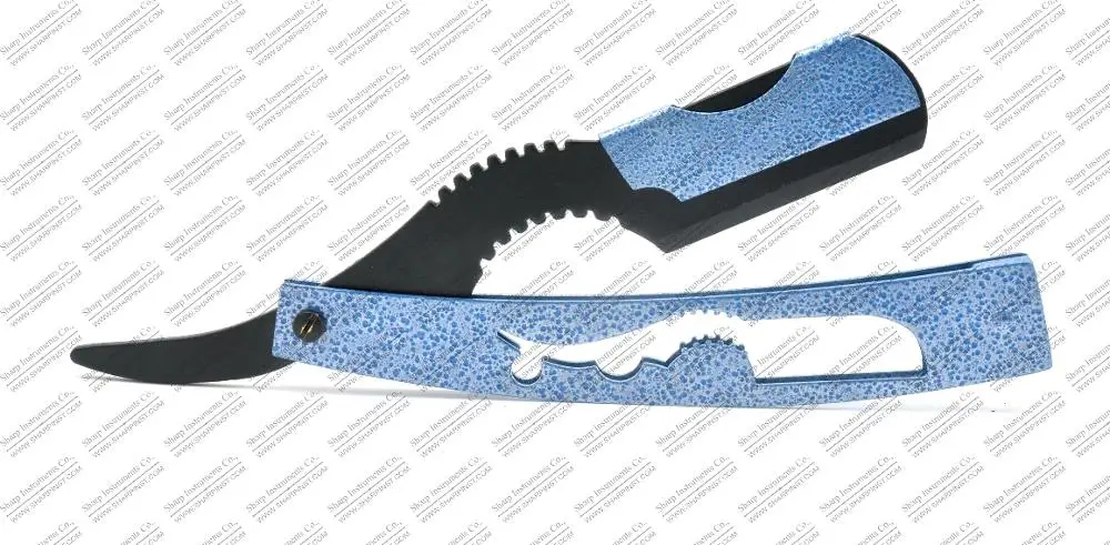 
Straight Edge Barber Razor Folding Shaving Knife Steel Handle 