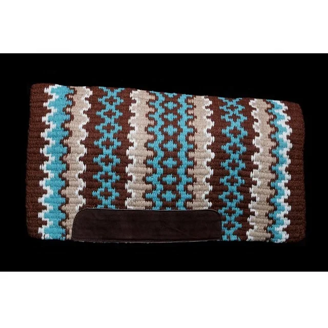 New Zealand Woollen Saddle Blanket High Quality Pure Wool Hand Weave Saddle Pad Assorted Designs