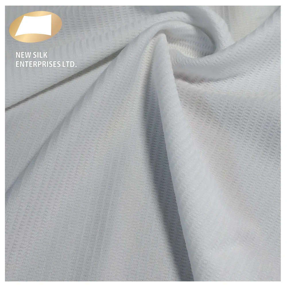 
New added color solid bird eye mesh nylon polyester anti UV upf 50 fabric  (60652358083)