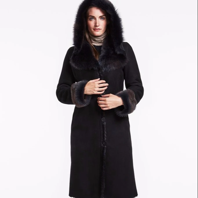 Luxury Shearling Coat for ladies