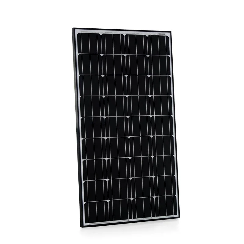 Glass solar panels 200 watt for on grid solar system power plant workshop factory roof