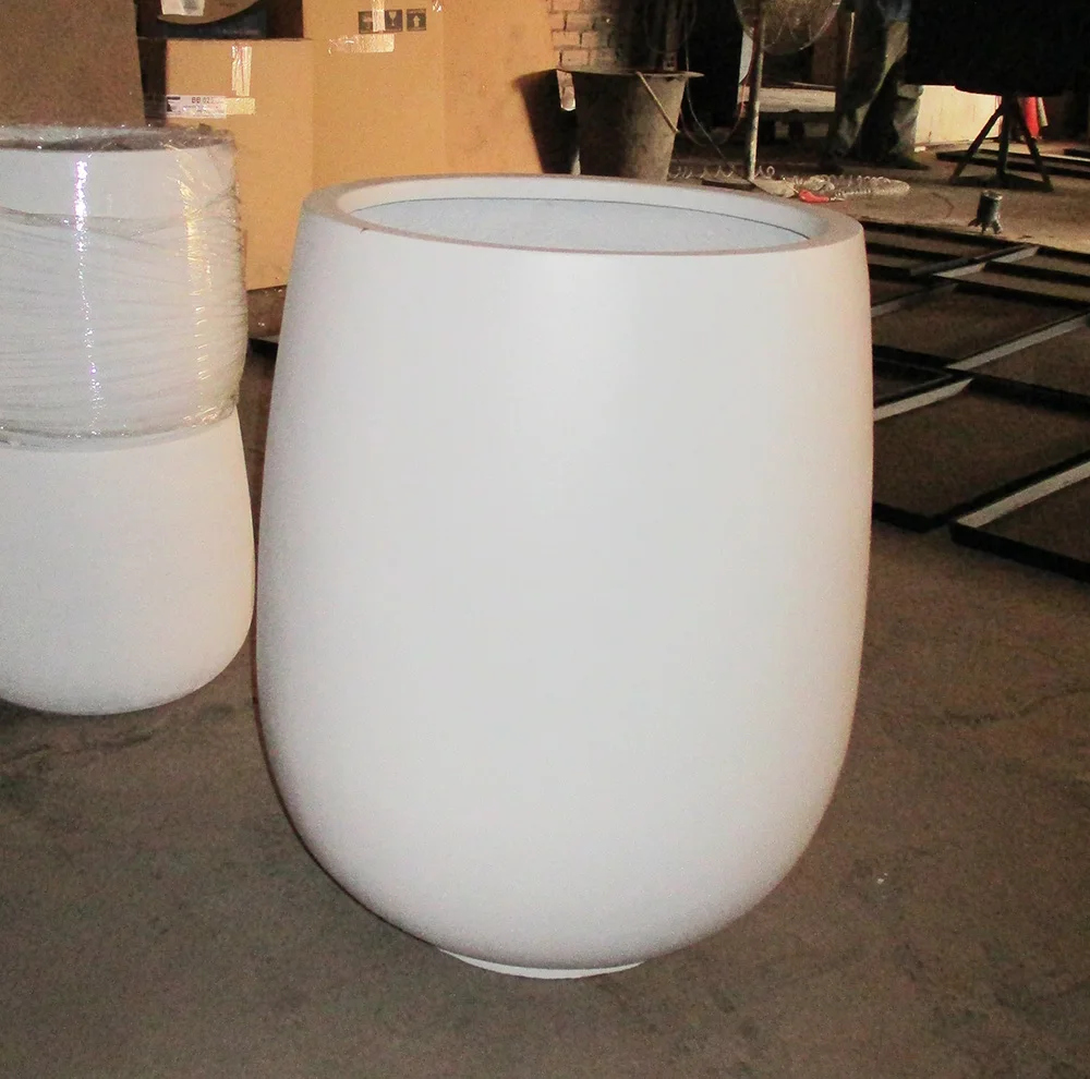 fiberglass cement planter pots