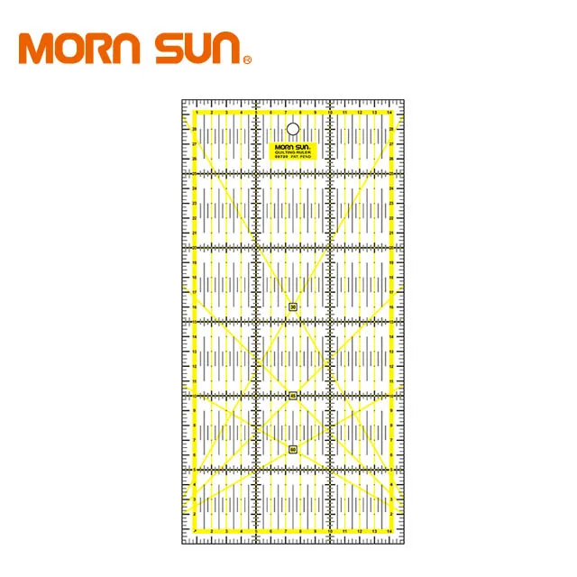 Тайваньская стабильная поставка, шкала для шитья, прямоугольная, 30x15 см, измерительная линейка для квилтинга, размер
