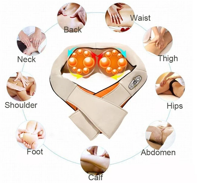 Back and neck massager belt,massage belt ceragem,electric neck and shoulder massager with heat