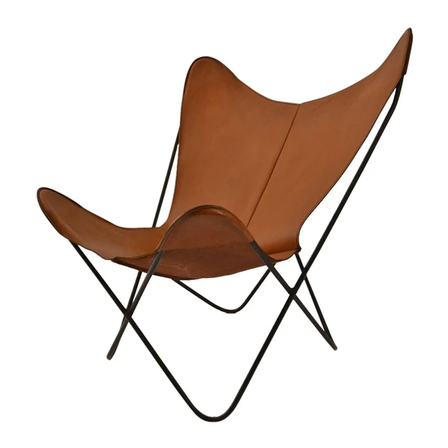 
Elegant Design Antique Industrial Leather Butterfly Chair at Attractive Price 