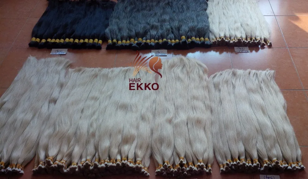 Роскошные накладные волосы без спутывания шелковые пепельный цвет человеческие