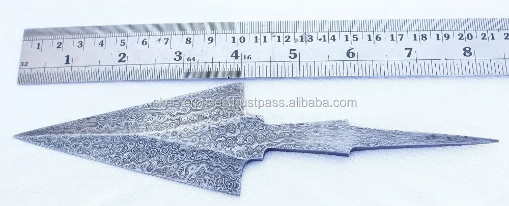 Damascus Blank Blade Knife Damascus Steel Blade Hand Made Bar Blank Damascus Bar