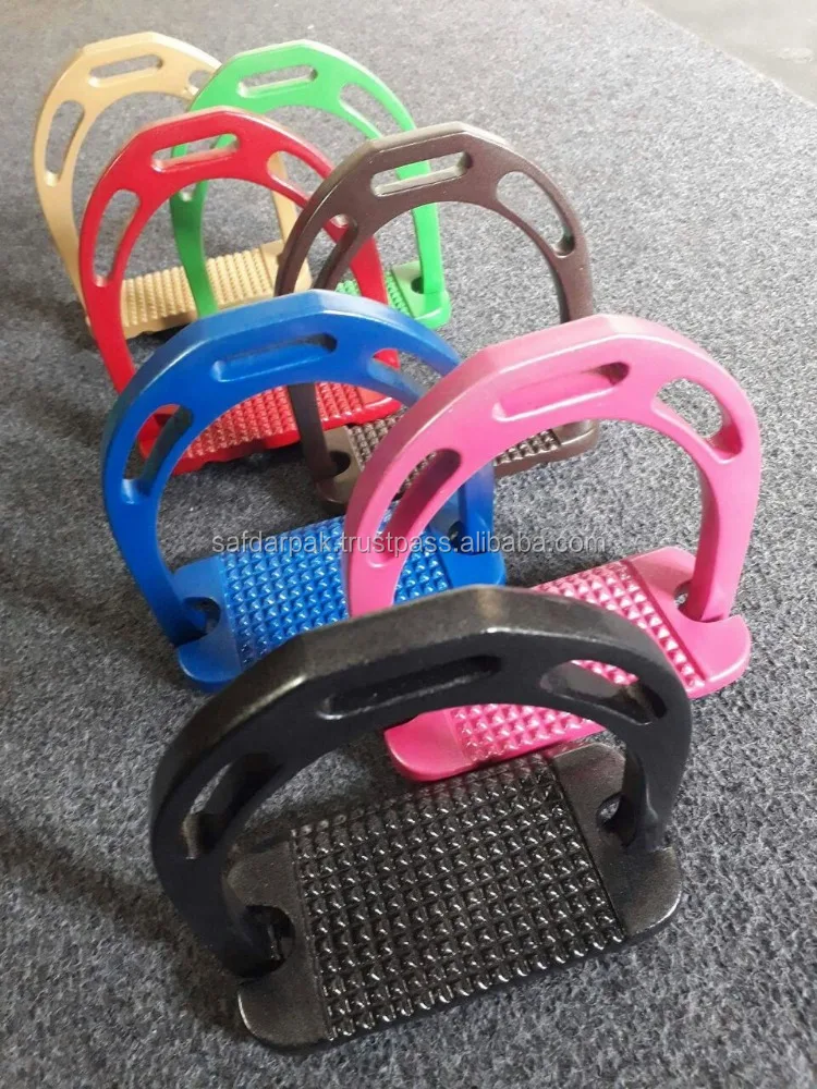 
Golden Metallic Color Horse Aluminium Stirrups -Horse Gears - Jin Stirrups 