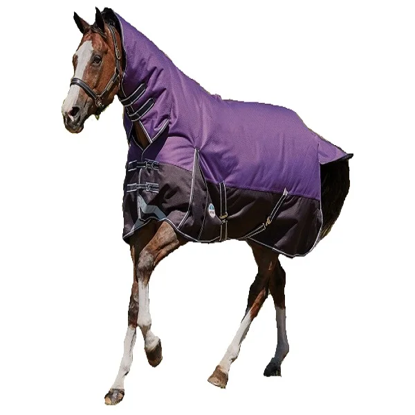 
Black 1200D DETACH A NECK MEDIUM Turnout combo horse rug 