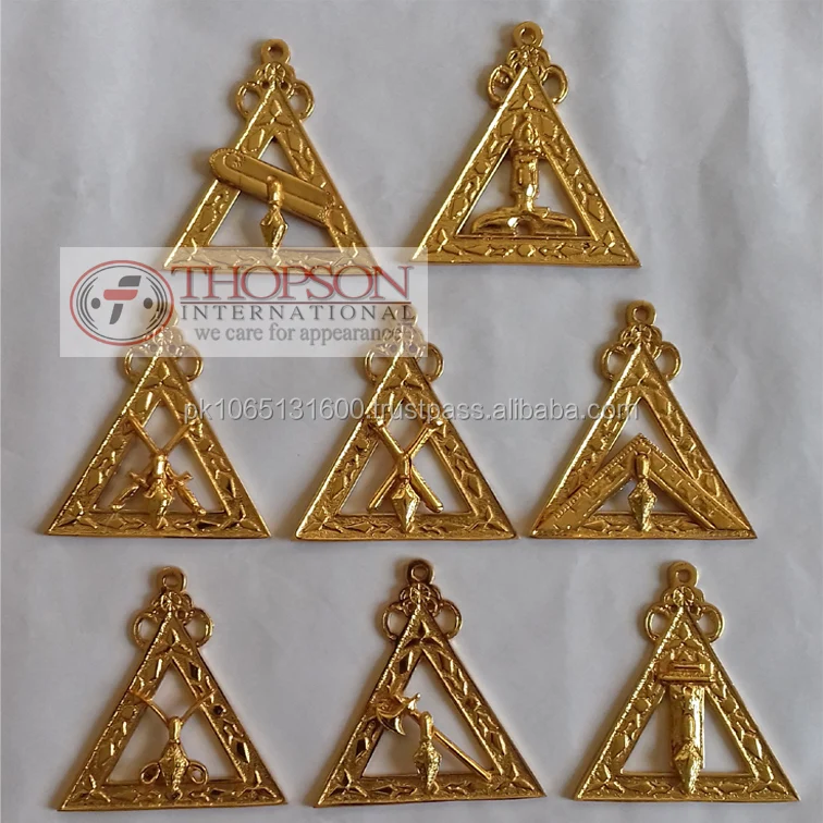 Masonic Regalia officer collar Jewel complete set