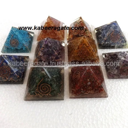 Wholesale Orgone Pyramid : Mix Stone Orgone Pyramids