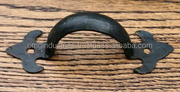 OMG Industries heavy Hand Forge iron Door Pull Handle 204 mm