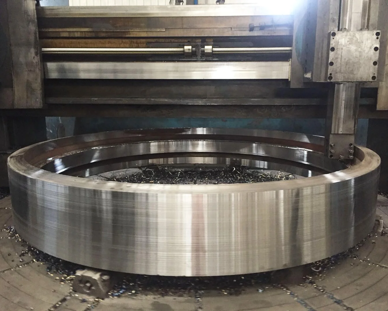 Professional cement plant equipment casting steel tyre for clinker rotary