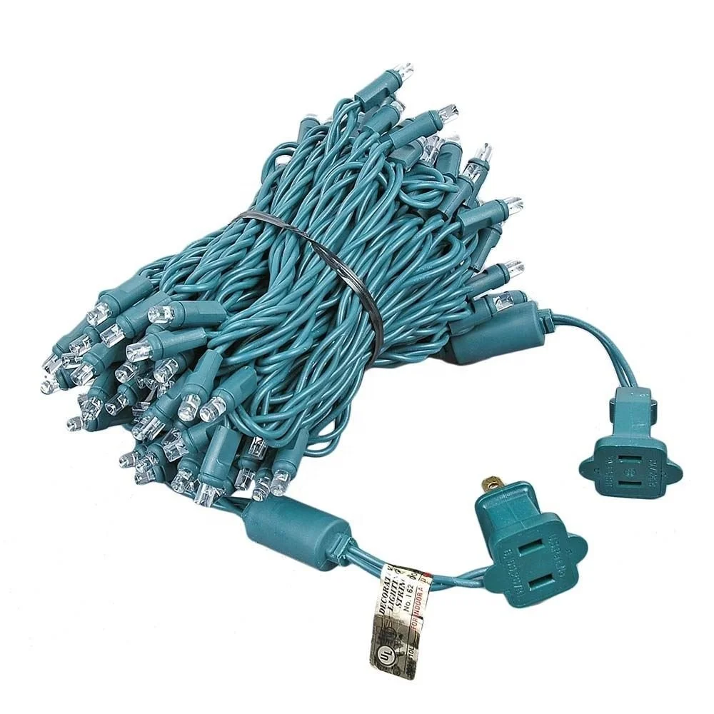 5mm mini Christmas lights  Outdoor Lighting Garden String Lights, Blue, Green Wire