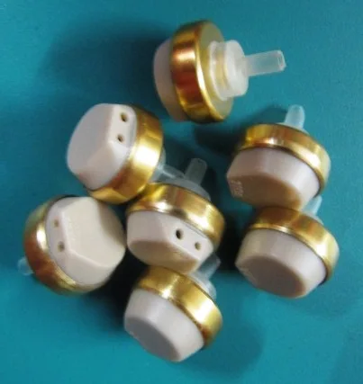 hearing aid speaker receiver 2 pin Golden color hearing aid accessories 2 pin gold earphone