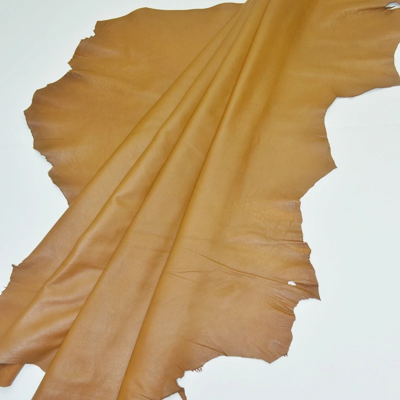 Genuine Leather Sheep Garment Color Brown for Jacket, Bag and Handbag