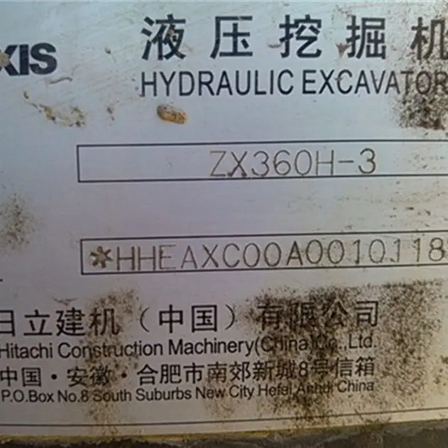 Used original Hitachi ZX360 36ton excavator for sale