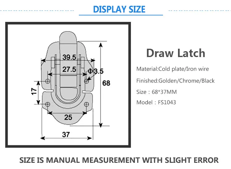 Small wooden boxes latch jewelry box latch lock