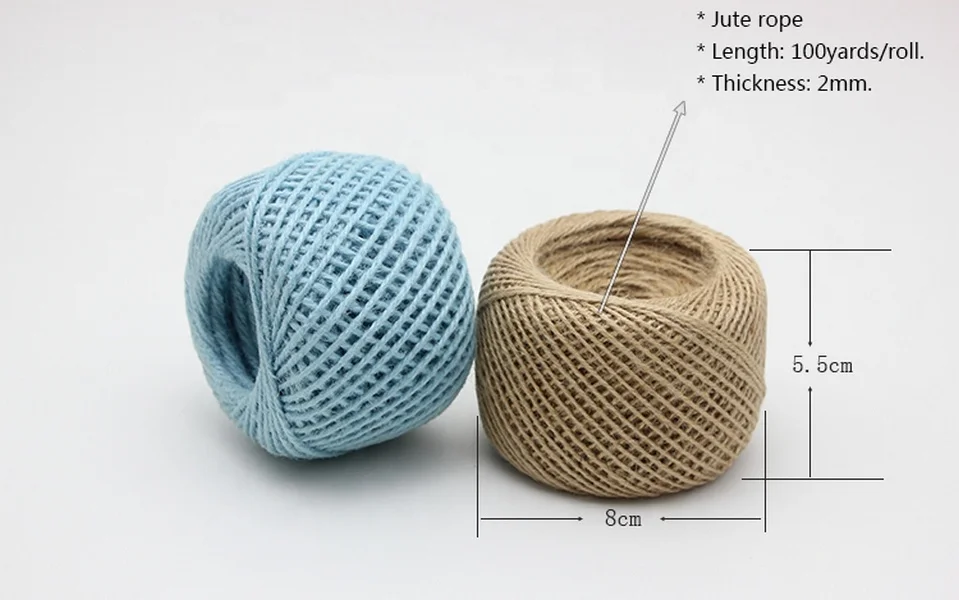 
Dyed Color Twisted Jute Twine 