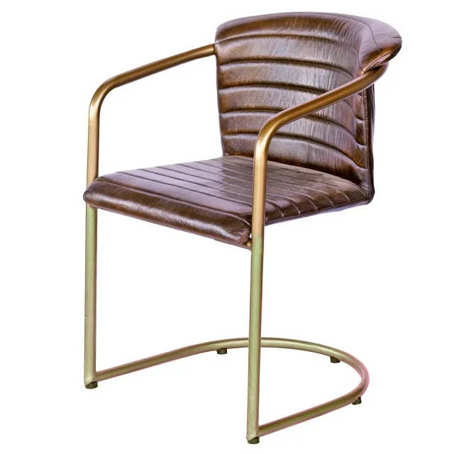 Wholesale Luxury  Leather &  Iron Industrial Chair