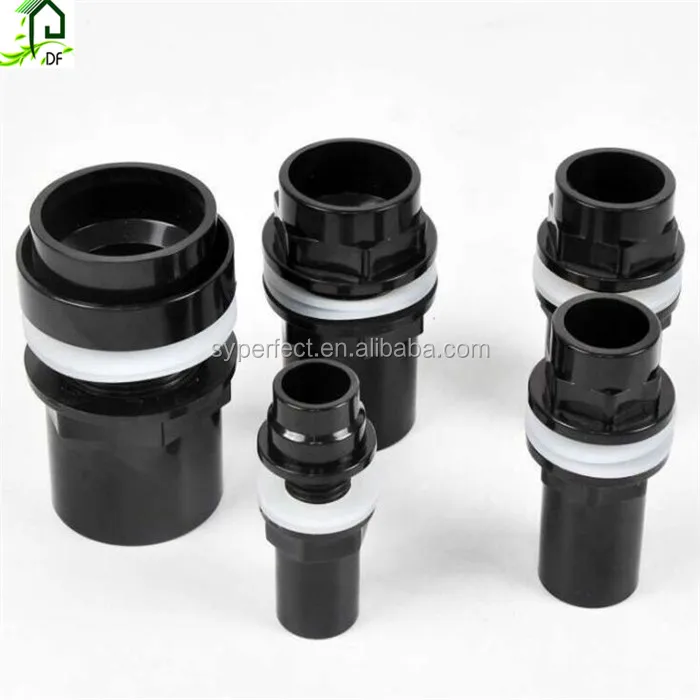 UPVC Fish Tank Upper and Lower Water Joints Overflow Water Pipe Fittings PVC Fish Tank Waterproof Joints