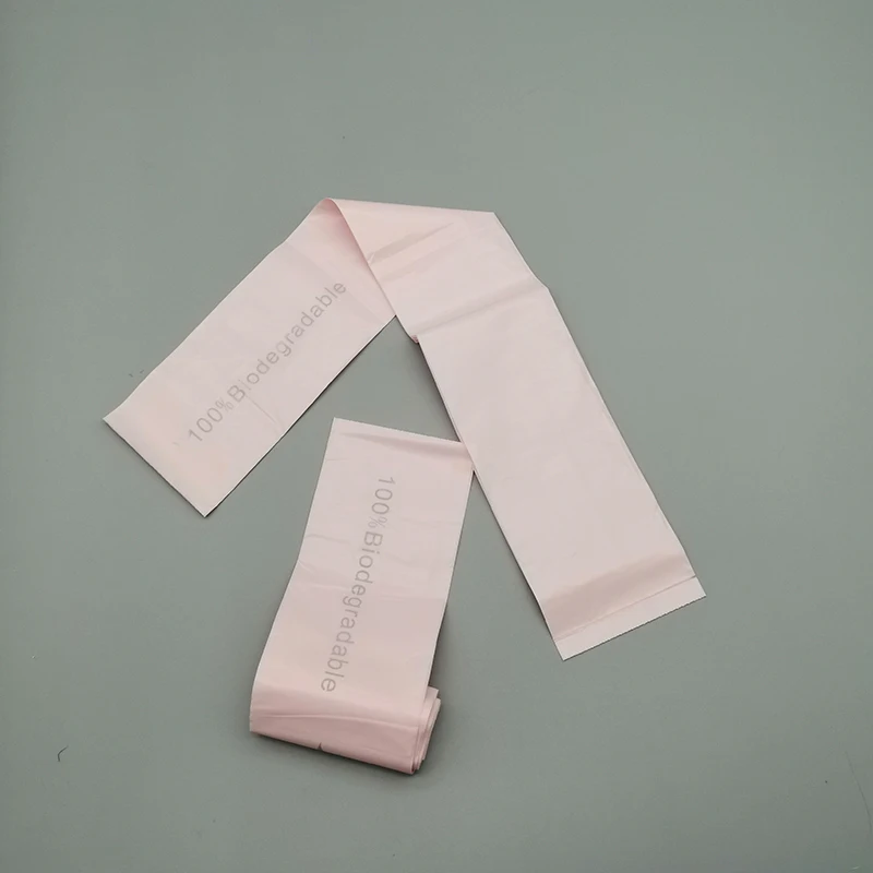 Wholesale compostable PLA bag 100% bio degradable Eco plastic disposable bags custom grocery shopping bags